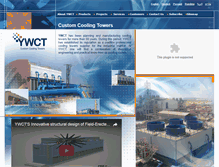 Tablet Screenshot of customcoolingtowers.com